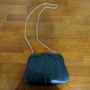 Black vintage clutch